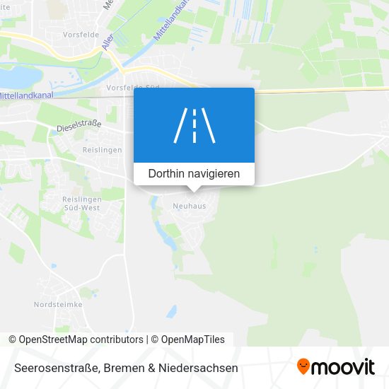 Seerosenstraße Karte