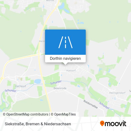 Siekstraße Karte