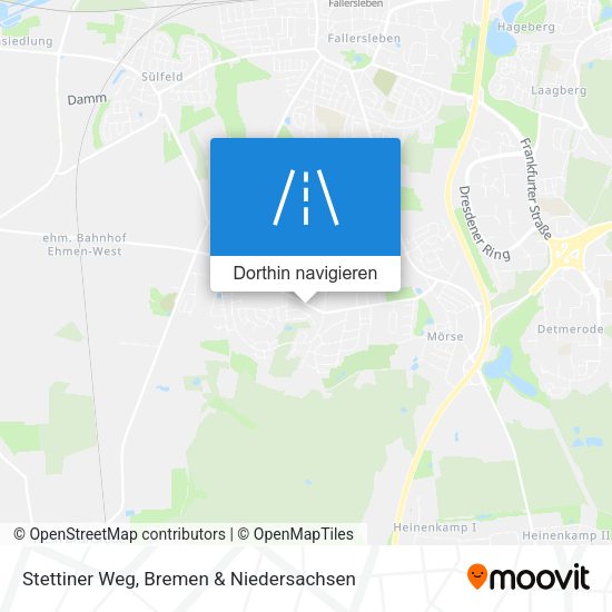 Stettiner Weg Karte