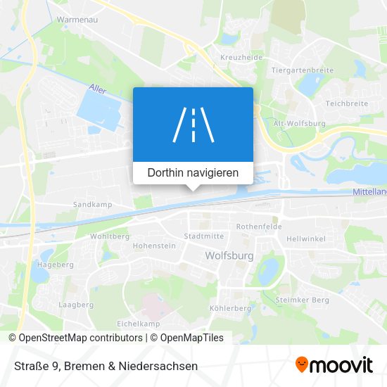 Straße 9 Karte