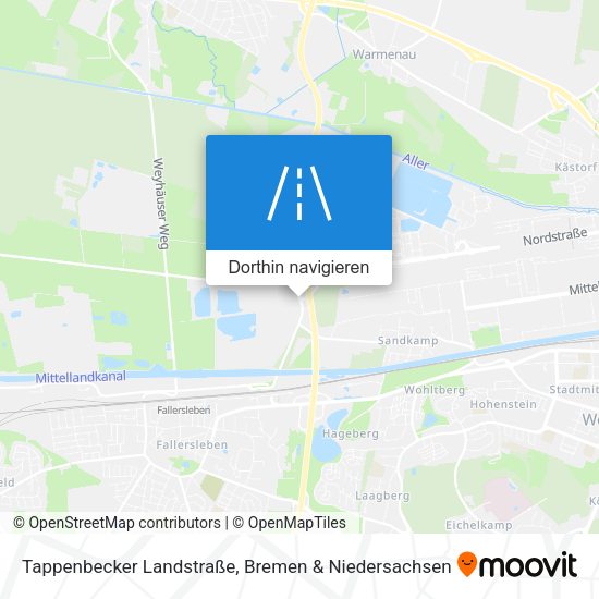 Tappenbecker Landstraße Karte