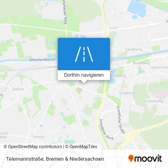 Telemannstraße Karte
