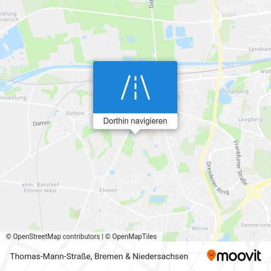 Thomas-Mann-Straße Karte