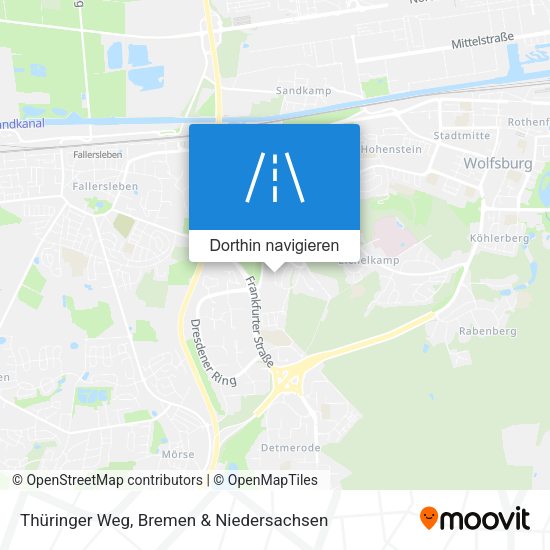 Thüringer Weg Karte