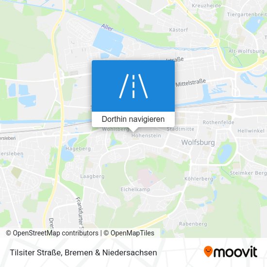 Tilsiter Straße Karte