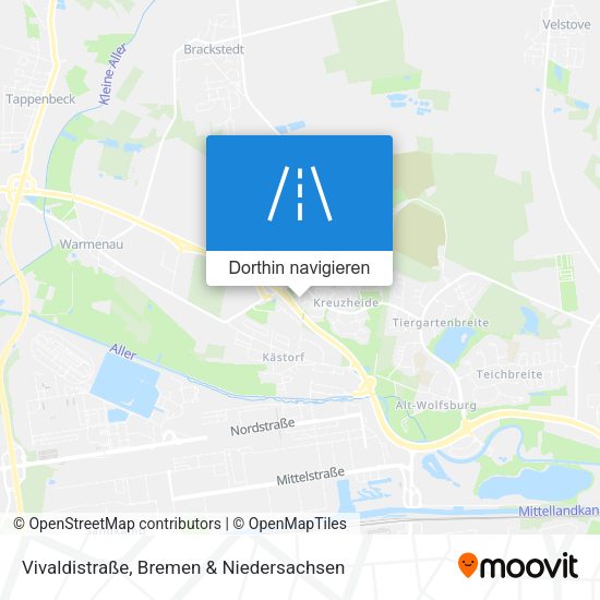 Vivaldistraße Karte