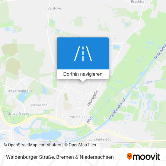 Waldenburger Straße Karte