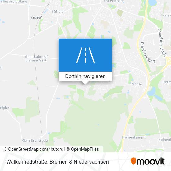 Walkenriedstraße Karte
