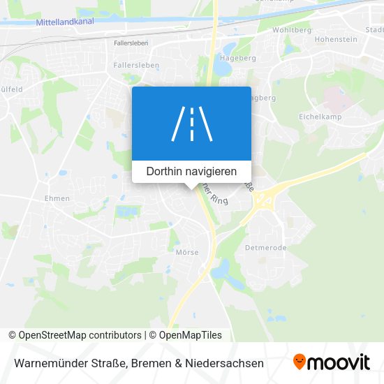 Warnemünder Straße Karte