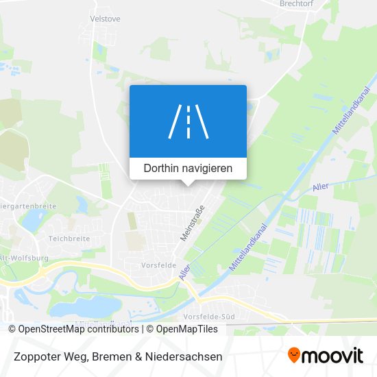 Zoppoter Weg Karte