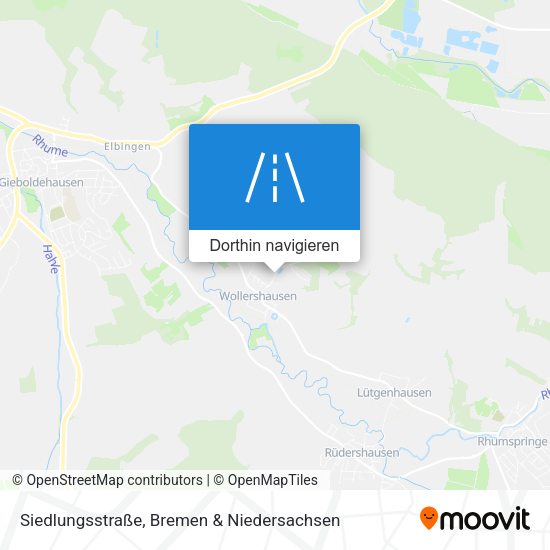 Siedlungsstraße Karte