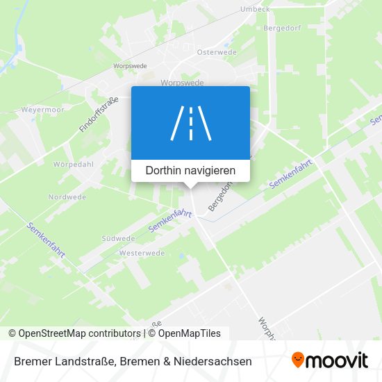 Bremer Landstraße Karte