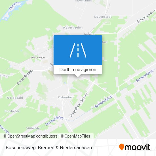 Böschensweg Karte