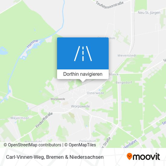 Carl-Vinnen-Weg Karte