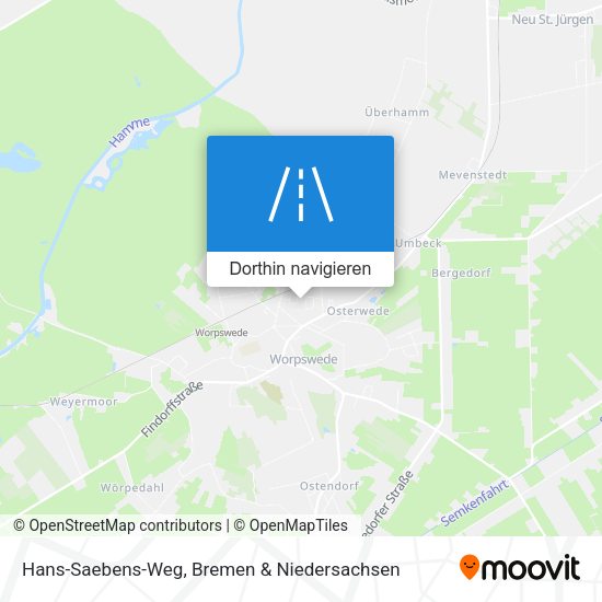 Hans-Saebens-Weg Karte