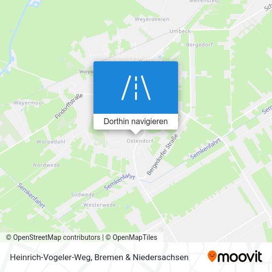 Heinrich-Vogeler-Weg Karte