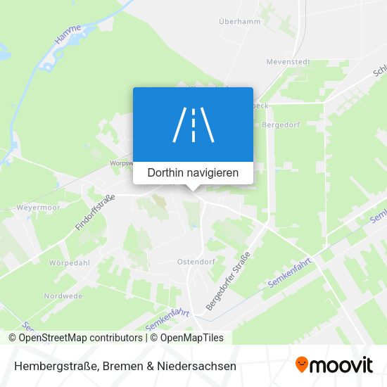 Hembergstraße Karte