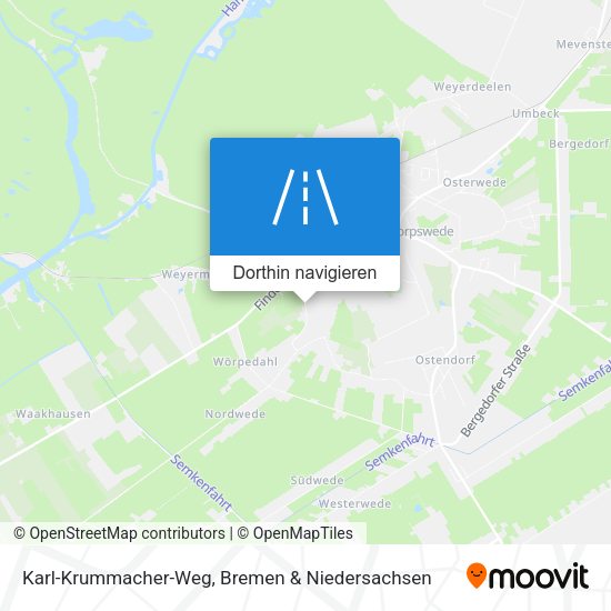 Karl-Krummacher-Weg Karte