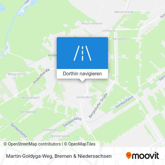 Martin-Goldyga-Weg Karte