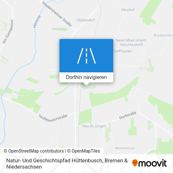 Natur- Und Geschichtspfad Hüttenbusch Karte