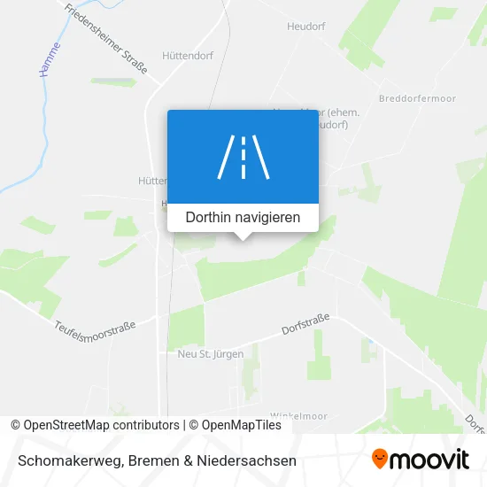 Schomakerweg Karte
