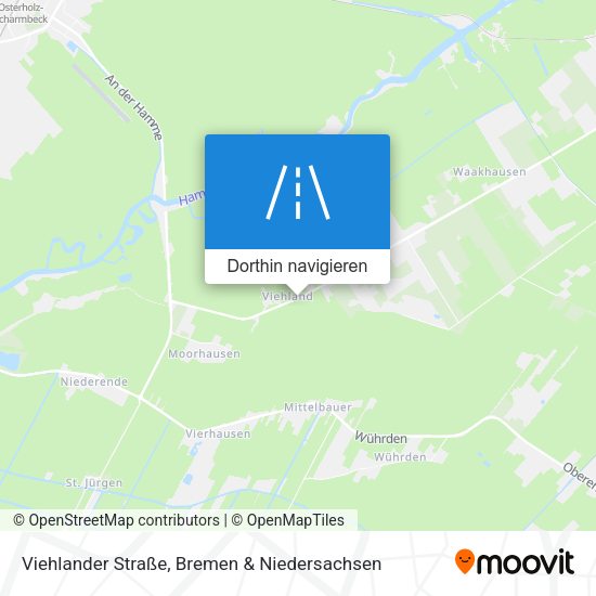 Viehlander Straße Karte