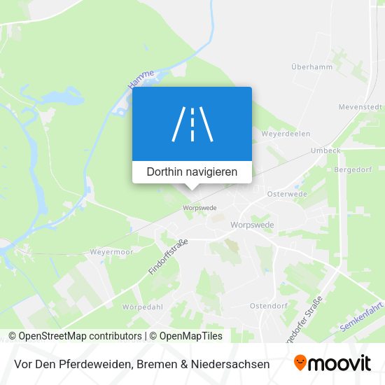 Vor Den Pferdeweiden Karte