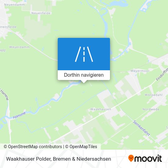 Waakhauser Polder Karte