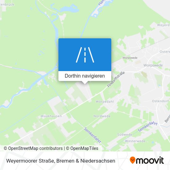 Weyermoorer Straße Karte