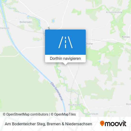Am Bodenteicher Steg Karte