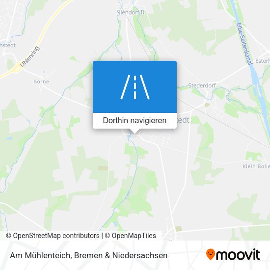 Am Mühlenteich Karte