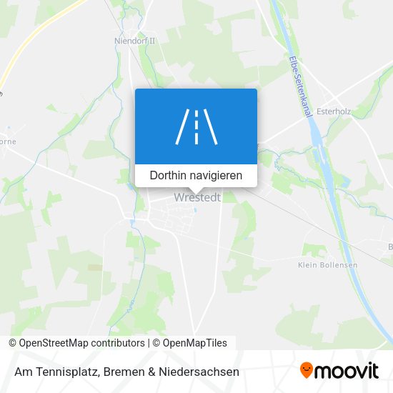Am Tennisplatz Karte