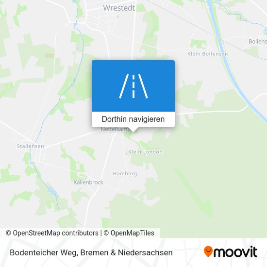 Bodenteicher Weg Karte