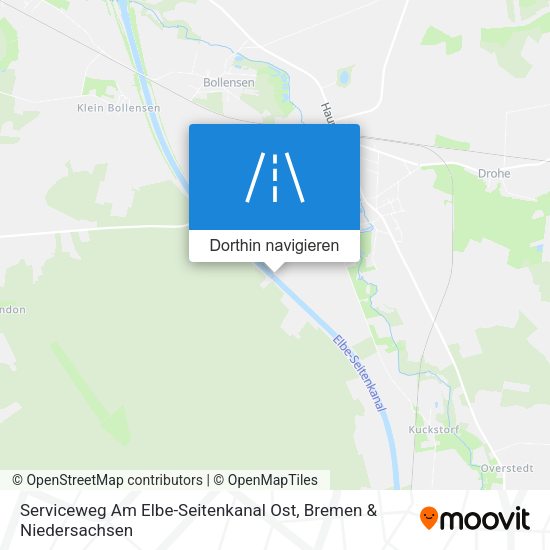 Serviceweg Am Elbe-Seitenkanal Ost Karte