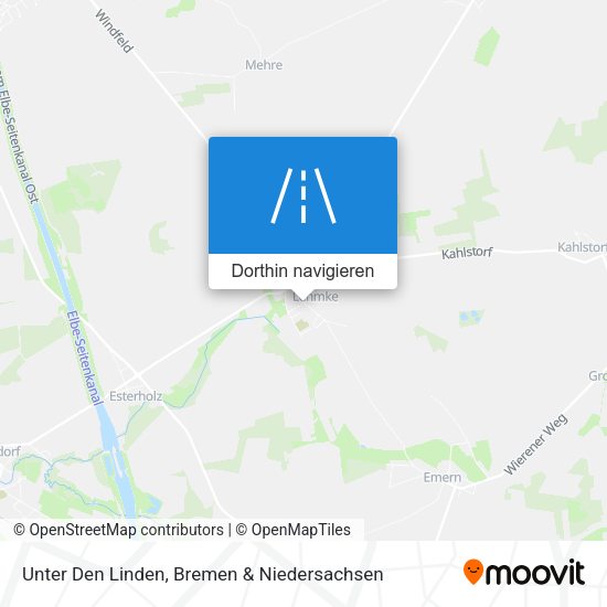 Unter Den Linden Karte
