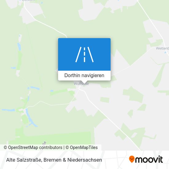 Alte Salzstraße Karte