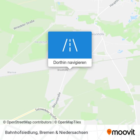 Bahnhofsiedlung Karte