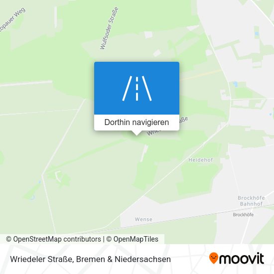 Wriedeler Straße Karte