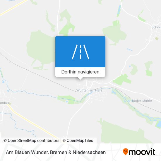 Am Blauen Wunder Karte