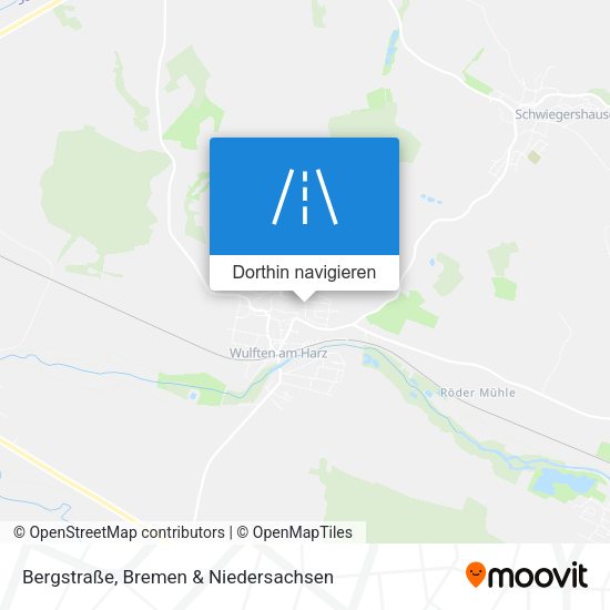 Bergstraße Karte