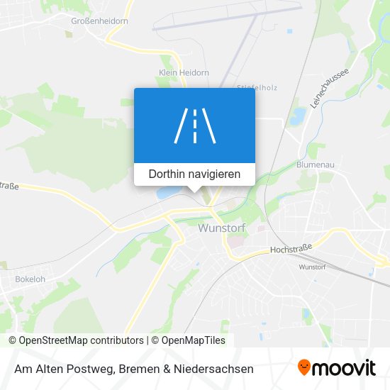 Am Alten Postweg Karte