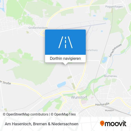 Am Hasenloch Karte