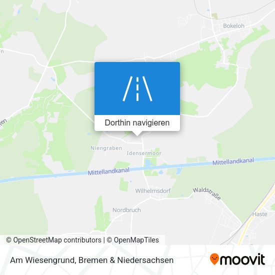 Am Wiesengrund Karte