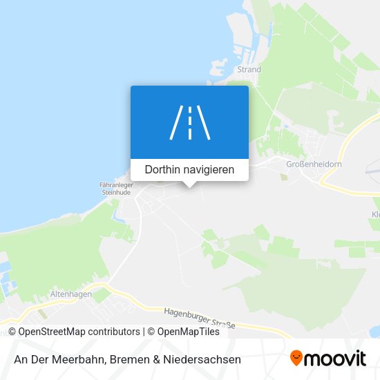 An Der Meerbahn Karte