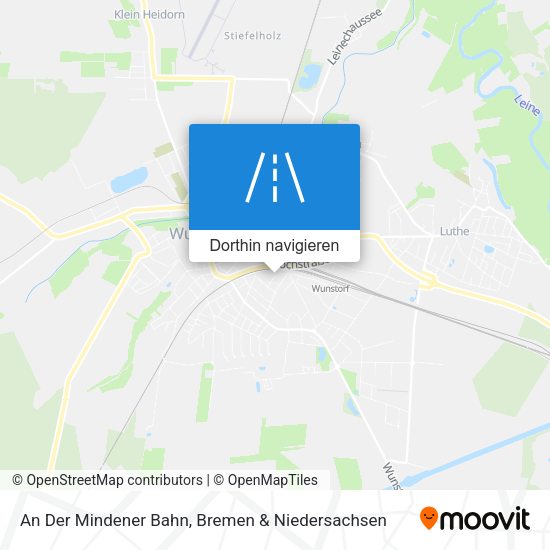 An Der Mindener Bahn Karte