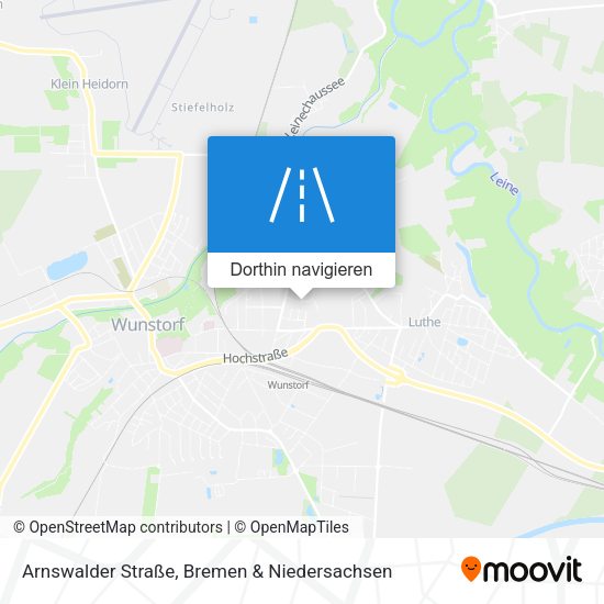 Arnswalder Straße Karte