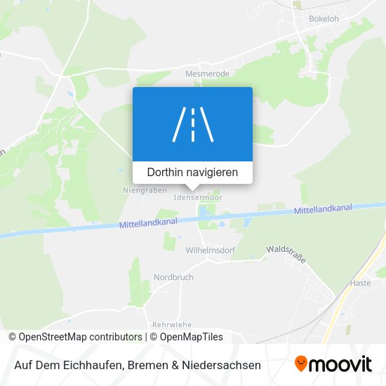 Auf Dem Eichhaufen Karte