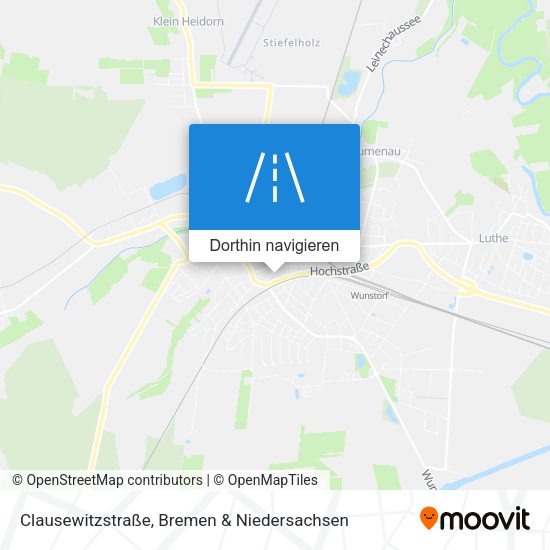 Clausewitzstraße Karte