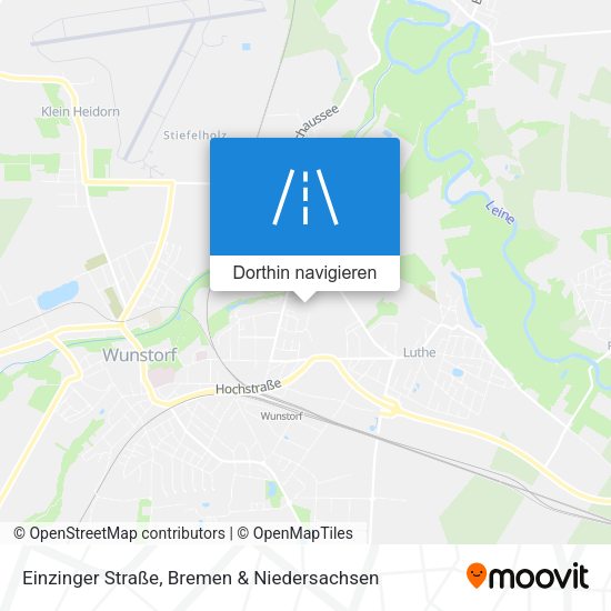 Einzinger Straße Karte