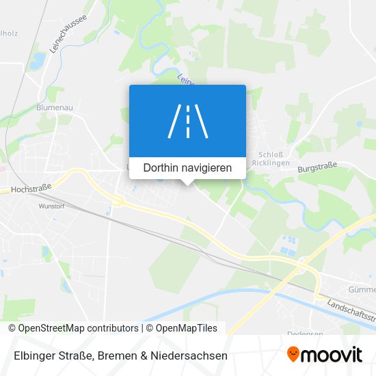 Elbinger Straße Karte